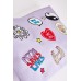 Novelty Patch Trim Clutch Bag