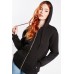 O-Ring Zipper Casual Hoodie