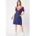 O-Ring Zipper V-Neck Dress