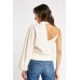 One Shoulder V Neck Blouse