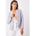 Open Front Textured Blazer