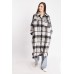 Oversized Midi Checkered Shacket