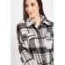 Oversized Midi Checkered Shacket