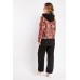 Paisley Print Contrast Hoodie And Trousers Set