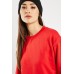 Partly Cotton Round Neck Plain Sweater