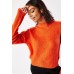 Perforated High Neck Jumper