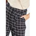 Plaid Wide Leg Trousers