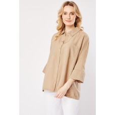 Plain  Batwing Sleeve Top