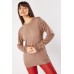 Plain Fine Knit Long Top