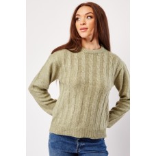 Plaited Knit Jumper