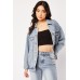 Pocket Flap Front Denim Jacket