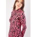 Printed Gathered Panel Dress