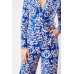 Printed Low Plunge Jumpsuit