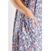 Printed Midi Cotton Dress