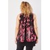 Printed Overlay Sleeveless Top