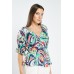 Printed Peplum Top