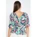 Printed Peplum Top