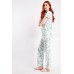 Printed Pyjama Top And Trousers Set