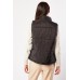 Quilted Black Gilet