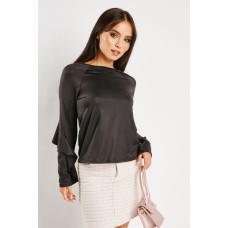 Raglan Frill Sleeve Blouse