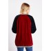 Raglan Sleeve Velveteen Varsity Jacket