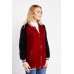 Raglan Sleeve Velveteen Varsity Jacket