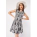 Renaissance Art Print Shirred Dress