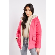 Reversible Contrast Hooded Jacket