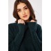 Roll Neck Diamond Knit Jumper