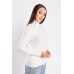 Roll Neck Rib Knit Top