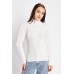 Roll Neck Rib Knit Top