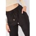 Rolled Hem Elasticated Trousers