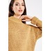 Rolled Sleeve Chunky Knit Jumper