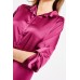 Round Hem Sateen Shirt