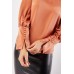 Round Neck Fitted Sleeve Blouse