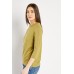 Round Neck Olive Top