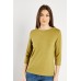 Round Neck Olive Top