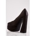 Sateen Court Platform High Heels