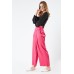 Sateen Wide Leg Trousers