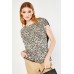 Sequin Batwing Top