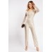 Sequin Insert Wrap Jumpsuit