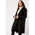 Shearling Longline Winter Coat