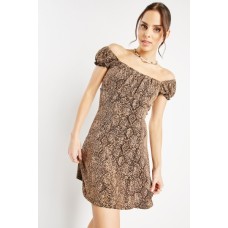 Shimmery Swing Mini Dress