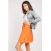 Shirred Waist Mini Skirt