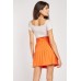 Shirred Waist Mini Skirt