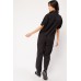 Short Sleeve Cotton Jumpsuit