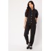 Short Sleeve Cotton Jumpsuit