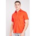 Short Sleeve Textured Cotton Shirt