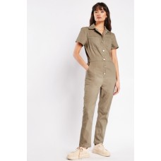 Short Sleeve Utility Jumpsuit