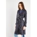 Side Flap Pockets Zipped Trench